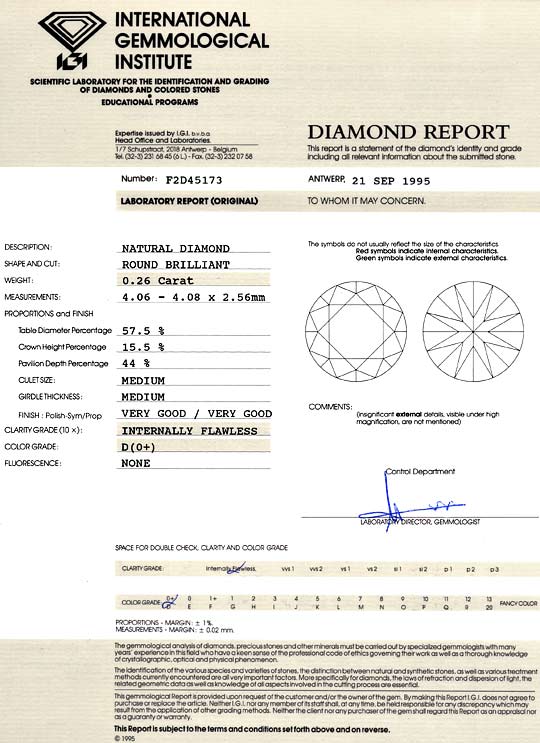 Foto 9 - Der Beste Brillant 0,26 Lupenreiner Diamant IGI River D, D6025