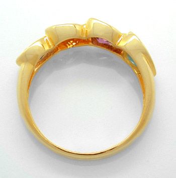 Foto 2 - Gold-Ring Gold-Armband, Viele Top Edelsteine, S7490